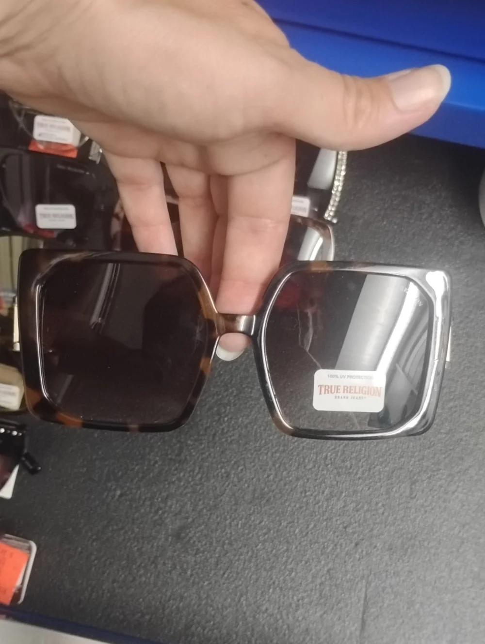 True Religion Sunglasses Brown Tortoise